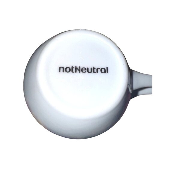 notNeutral White Ceramic Coffee Cup - Picture 3 of 5